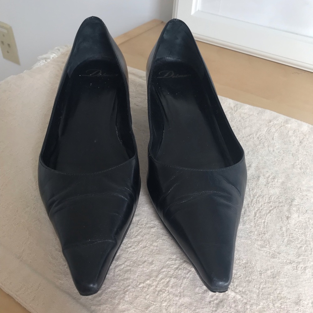 Delman pointy toes shoes size 7